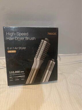 7MAGIC 6-in-1 Hair Dryer Brush Styler